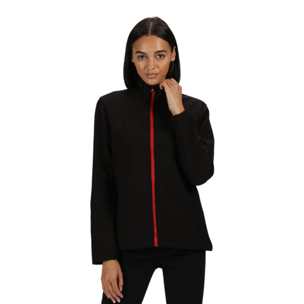 Women's Contrast Team Sports Softshell Jacket - Water-Repellent Thumbnail