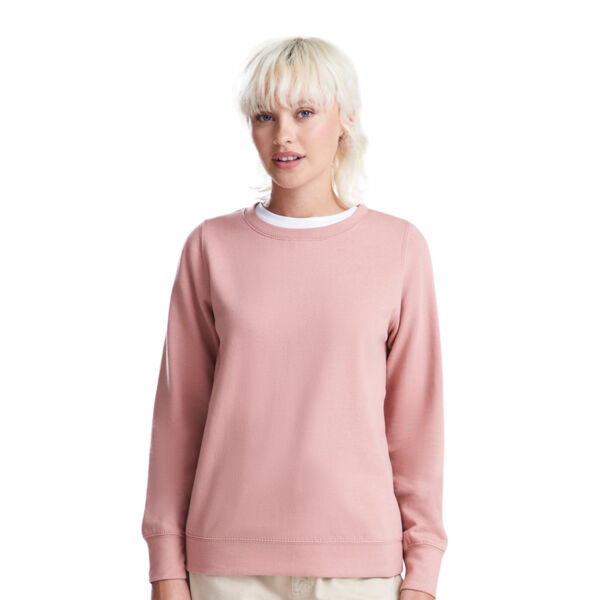 Women's Crew Neck Team Sports Sweatshirt - Cotton-Polyester Thumbnail