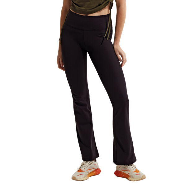 Ladies Recycled Flared Leggings - Performance Fabric Thumbnail