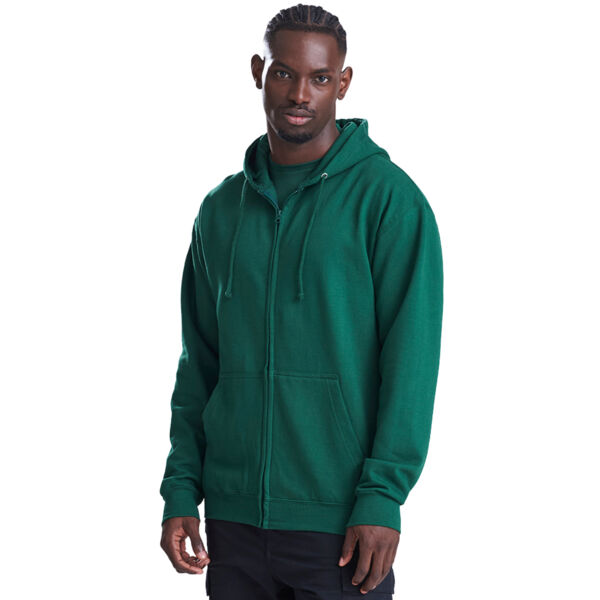 Zipped Team Sports Hoodie - Cotton-Polyester Fabric Thumbnail