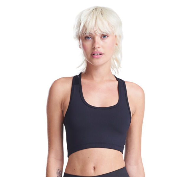 Ladies Racer Back Cropped Top - Performance Fabric Thumbnail