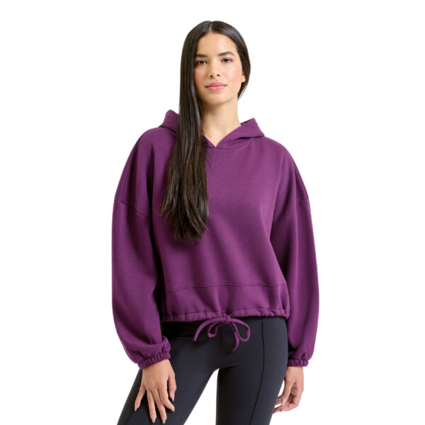 Women's Oversized Cropped Sports Hoodie  Thumbnail