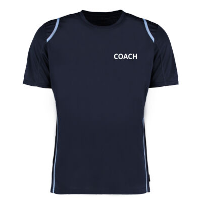 Sports Coach T-shirt, Performance - Back Upper Text Thumbnail