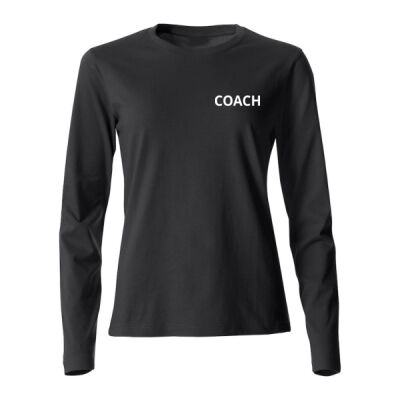 Sports Coach T-shirt, Performance - Back Upper Text Thumbnail