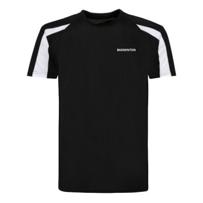 Badminton T-shirt, Performance - Upper Back Text Thumbnail