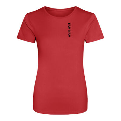 Team Name T-shirt, Performance - Front Vertical Text Thumbnail