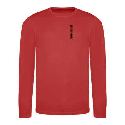 Team Name T-shirt, Performance - Front Vertical Text Thumbnail