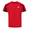 Contrast Sleeve Sports Training T-Shirt - Moisture Wicking Fabric Thumbnail