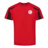 Contrast Sleeve Sports Training T-Shirt - Moisture Wicking Fabric Thumbnail
